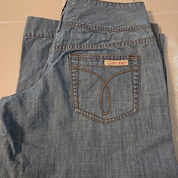 ✨ Calvin Klein Wide-Leg Capris — Super Cute & Chic! ✨ - Picture 1 of 4